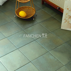 B&B Green Retro Tiles Old Kitchen Non-Slip Floor Tiles Balcony Bathroom Wall Tiles Art Tiles All-Ceramic