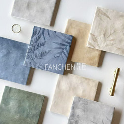 Medieval Art Small Square Tiles French Bathroom Tiles Bathroom Kitchen Wall Tiles Restaurant Background Wall Tiles Balcony Tiles