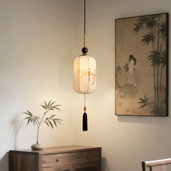 Song Dynasty Aesthetic Small Chandelier Chinese Style Zen Tea Room Study Lamp Retro Creative Bedroom New Chinese Style Bedside Lamp