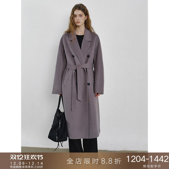 
[Ten Year Series] 80 Australian Wool Double-Side Woolen Coats High-end Thickened Woolen Coats Mid-length Style