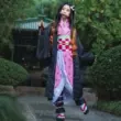 daki cosplay sexy Kimetsu không Yaiba cos phù hợp với Nezuko trẻ em Nezuko trang phục hóa trang ống tre Mi Douzi cos phù hợp với cos nữ cosplay tanjiro kamado Cosplay Demon Slayer