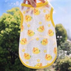 Dog Clothes with High Aesthetic Appeal for Corgis, Shiba Inus, Border Collies, Large Dogs, Golden Retrievers, Anti-Shedding Pet Cat Vest, Thin Summer Style