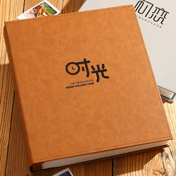 6-Inch 1000-Photo Couple's Photo Album, Large-Capacity Family Photo Collection, Commemorative Album with Insert Pages, Laminated, Artistic Leather Style 5inch