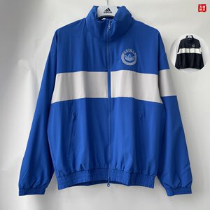
Light Rain Sports-Adidas Clover Men's Fashion Stand Collar Casual Sports Jacket IU4794/IU4793