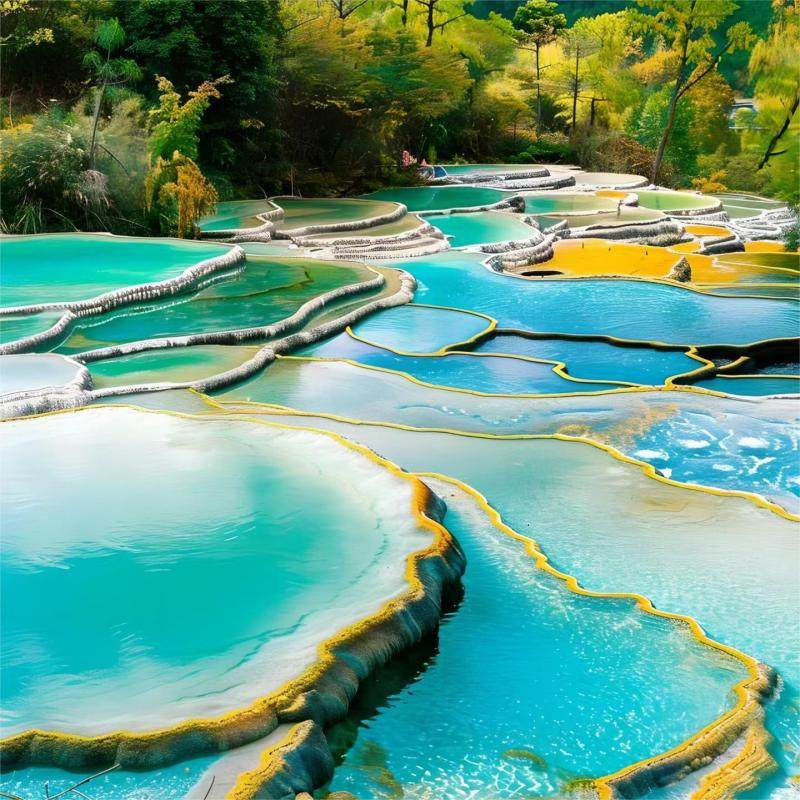 高铁8人小团 成都动车九寨沟黄龙纯玩三日游 可包车私家团 含门票