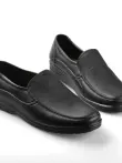 Giày đi mưa thông thường dành cho nam, giày giả da công sở cổ thấp, giày nước thoáng khí chống trượt, giày đi mưa thời trang dành cho người lớn làm việc, giày cao su 