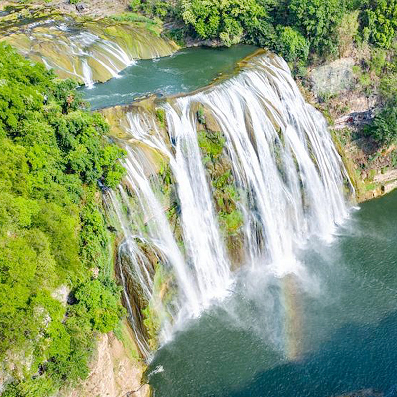 【含高铁】贵州旅游贵阳黄果树瀑布西江千户苗寨荔波5天4晚跟团游