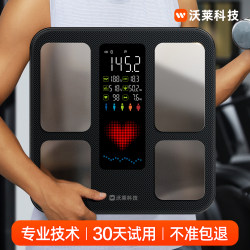 Wolai Smart Body Fat Scale Electronic Scale for Home Use Small Weight Scale High-Precision Body Weight Scale for Weight Loss Rechargeable
