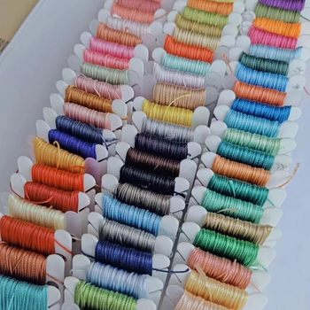 
Dragon Boat Festival 3-share 6-share 9-share 12-share 18-share bracelet necklace braiding and packaging line gradient color DIY material bag