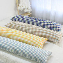 Japanese Imported Pure Cotton Washed Cotton Long Pillow for Girls, Special Pillow for Sleeping, Side Sleeping, Removable and Washable, Leg-Hugging Pillow