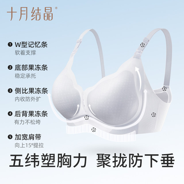 October Crystal Maternity Underwear Breastfeeding Autumn Thin Cooling ...