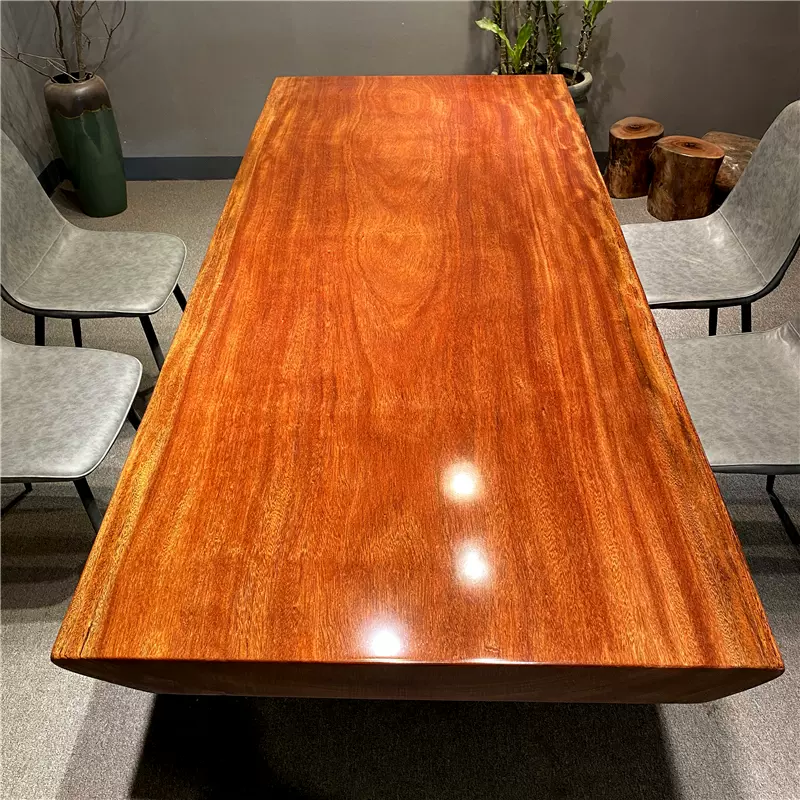 原木花梨茶桌面 原木花梨茶桌面