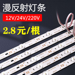 12V Diffuse Reflection Light Strip Advertising Light Box Led Strip Soft Film Ceiling 24V Waterproof Long Strip Light