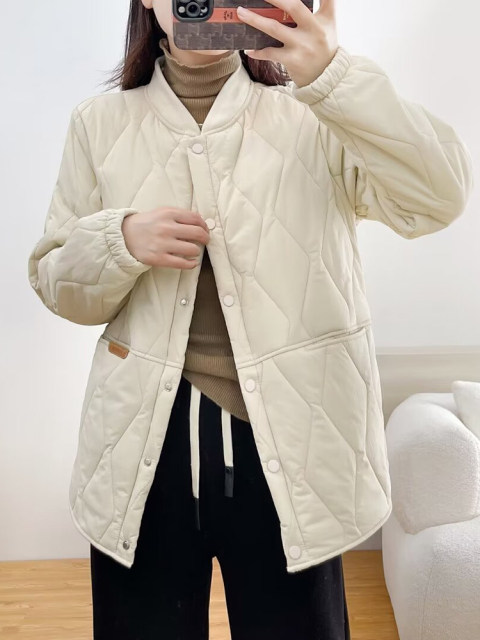 Large size down cotton jacket for women in autumn and winter 2025 new fat mm super beautiful cotton jacket for cotton jacket this year