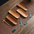 thuyền trà Taofuqi bộ trà ba mảnh Nhật Bản handmade tre tự nhiên bộ trà trà mặt số trà kim trà phụ kiện thuyền trà tử sa thuyền trà tử sa 