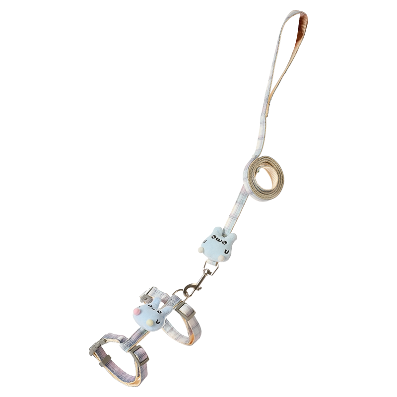 Shenhui Cat Traction Rope - Anti-Breakaway I-Shape Cat Chain & Strap