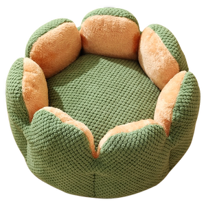 
Petal Cat Nest Winter Warm Closed Cat Nest All Seasons Cat Mat Sleeping Small Dog Kennel Mat
