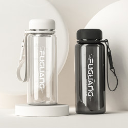 Fuguang Water Cup Large-Capacity Sports Water Bottle for Men Outdoor High-Temperature Resistant Portable Female Student Anti-Fall Plastic Cup