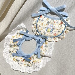 Pet Bib, Cat Bib, Dog Saliva Towel, Floral Bow Lace Kitten Bib, Pet Bichon Accessories