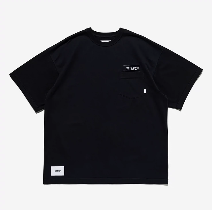 大D巢舍预约WTAPS SAC 02/SS/COTTON.CREVASSE 23SS 口袋T恤-Taobao