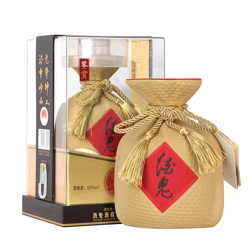 酒鬼酒 透明装鉴赏 52度 500ml*6瓶馥郁香型白酒整箱