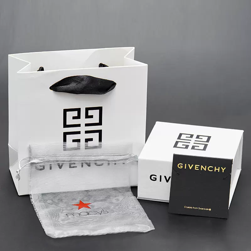 Givenchy纪梵希全套包装盒纸袋丝绒布袋耳钉手链手镯项链包装礼物- Taobao