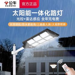 Bull Solar Outdoor Light Garden Light Home Human Body Sensor Outdoor Super Bright Solar Light Led Lighting Street Light
