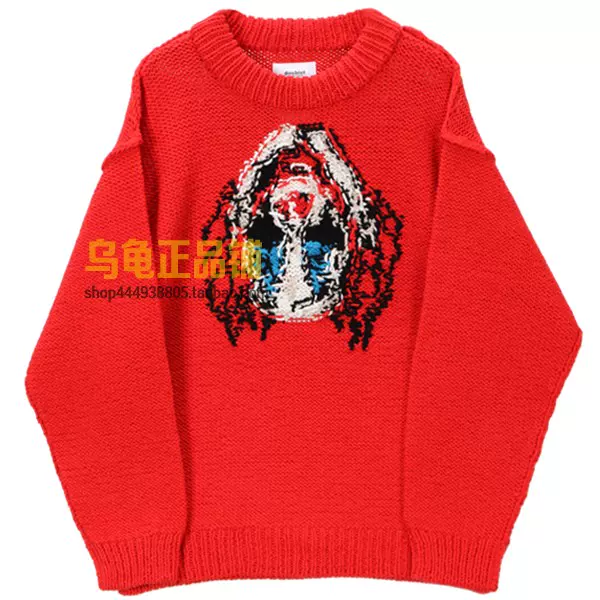 DOUBLET 19AW HAND-KNTTING 小丑男女毛衣针织衫- Taobao