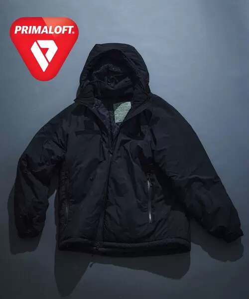 日本代购LEVEL7 HIGH LOFT JACKET PRIMALOFT P棉保暖军风外套-Taobao