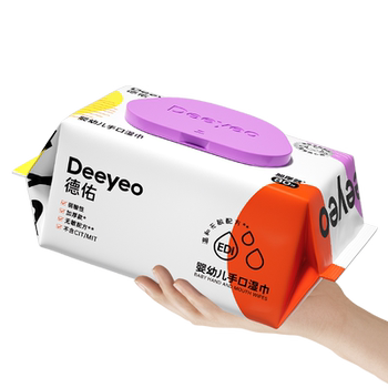 Deyou 80 special baby hand and mouth wipes