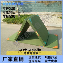 Gymnastics Mat, Practice Mat, Thickened Folding Wrestling Mat, Martial Arts School Children's Training Taekwondo Somersault Protective Mat