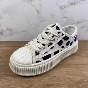 
Brand unboxing and thick-soled canvas shoes for women 2025 summer new versatile color-blocking casual board shoes sports shoes trend