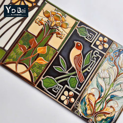 Ceramic Enamel Vintage Tiles, South Asian Kitchen and Bathroom Tiles, Wall Tiles, Waistline, French Art, Toilet and Bathroom