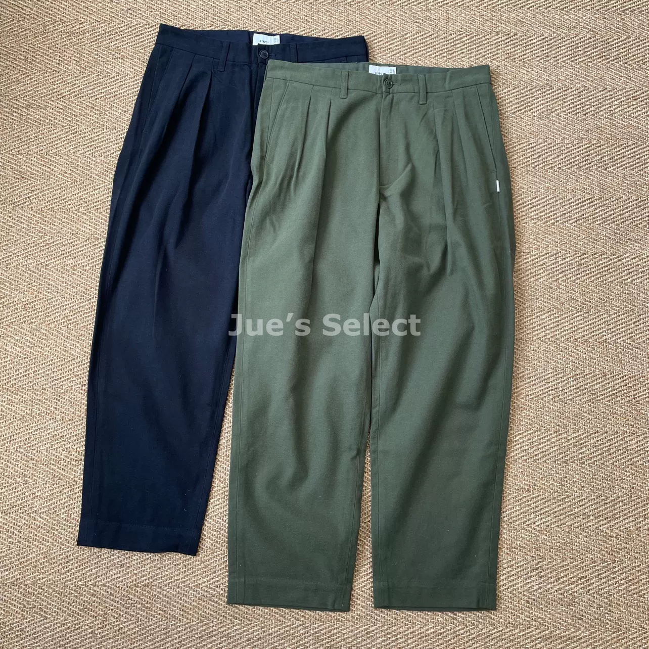 wtaps TUCK /TROUSERS / COTTON. FLANNEL-