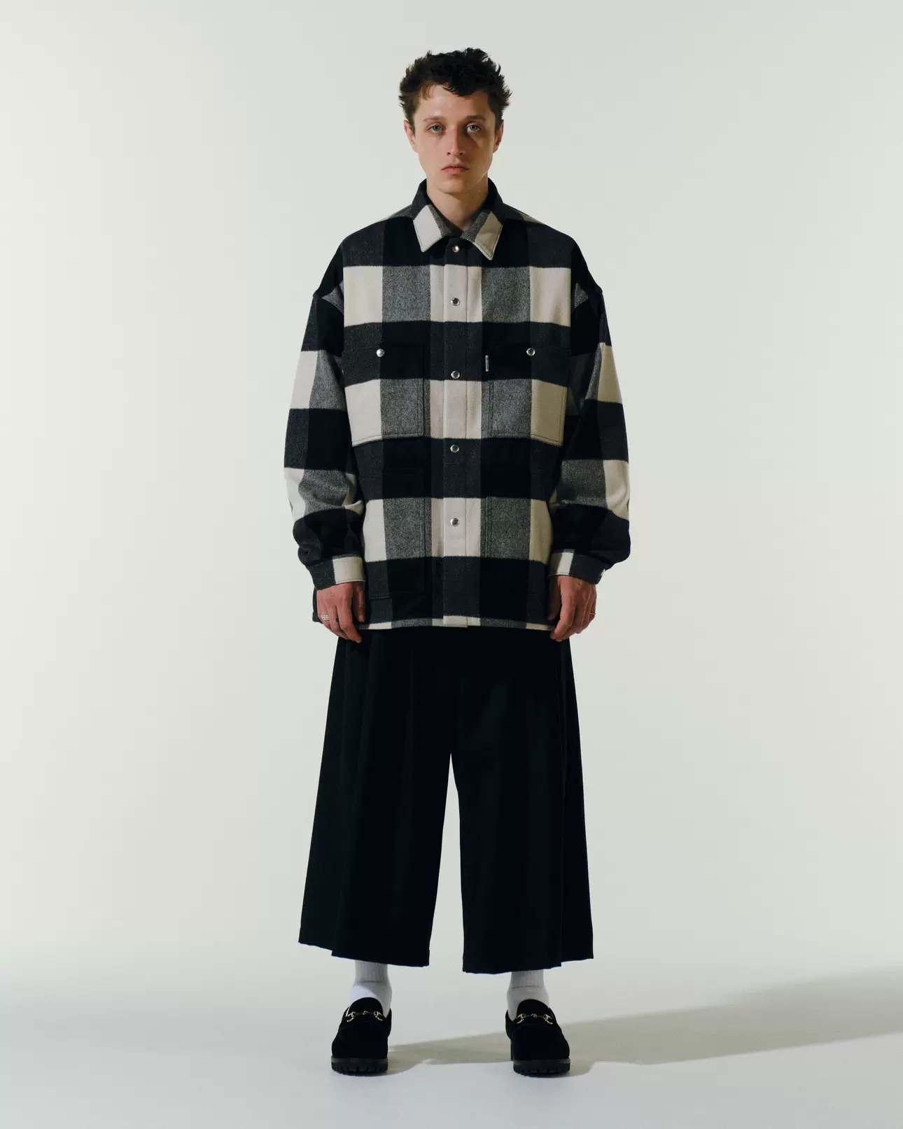 新作人気モデル cootie Buffalo Check Wool Coverall（COOTIE（クーティー）商品 ジャケット・アウター