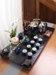 Bộ trà đá Wujin, khay trà đá tự nhiên nguyên khối tích hợp trong nhà, bếp từ hoàn toàn tự động, bộ trà kung fu phòng khách