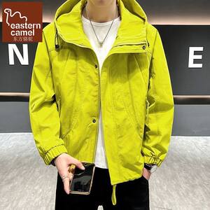
Oriental Camel New Spring and Autumn Hooded Work Jacket Men's Handsome Outdoor Jacket Spring Jacket Top Men
