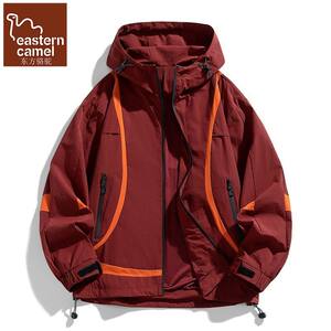 
Oriental Camel Spring Jacket Men's Sports and Casual Spring and Autumn Hooded Trendy Windproof Thin and Handsome Clothes