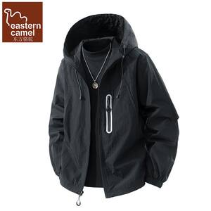 
Oriental Camel outdoor three-proof soft shell jacket hiking mountaineering jacket casual workwear jacket for men