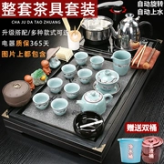 Khay trà hoàn toàn tự động, ấm đun nước, bộ trà đa năng, bàn trà kung fu phòng khách gia đình, bộ trà biển lớn BJ