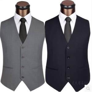 Large -size new suits vest men's free hot men's suit vest vest, suit horse clip Korean