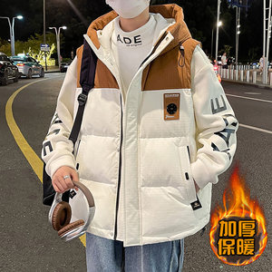 13 Junior down cotton vest 12 -year -old boy junior high school student 14 cents shoulder vest 15 big children autumn and winter horses
