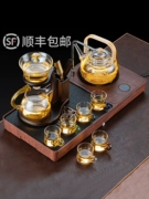 Bộ trà và khay trà bộ tất cả trong một ấm trà kung fu nước sôi gia đình Bộ tách trà pha trà hoàn toàn tự động Bộ trà hoàn chỉnh cao cấp