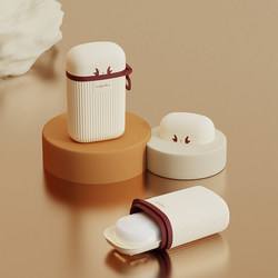 Soap Box for Travel, Portable Soap Holder for Student Dormitories, Soap Box with Lid and Drainage, Household Soap Storage Gadget