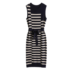 2024 summer new style over-the-knee temperament slim waist skirt