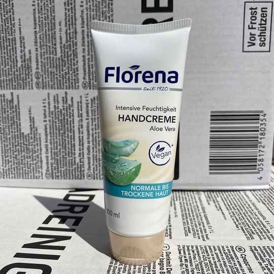 Crme Mains Hydratante Florena - Graines de Raisin & Aloe Vera - 100ml