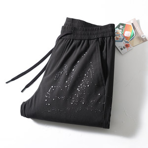 Three-proof technology fabric! High fluffy 85 goose down velvet! Autumn and winter style men's outdoor cold-proof and warm outdoor wear down pants