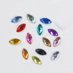 
5*10/3*6/4*8mm 100 flat bottom marquise diamonds turtle surface handmade diy jewelry accessories material acrylic stickers