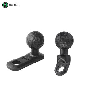 
Five pieces suitable for motorcycle rearview mirror mobile phone holder aluminum alloy flat ball head right angle bevel base accessories