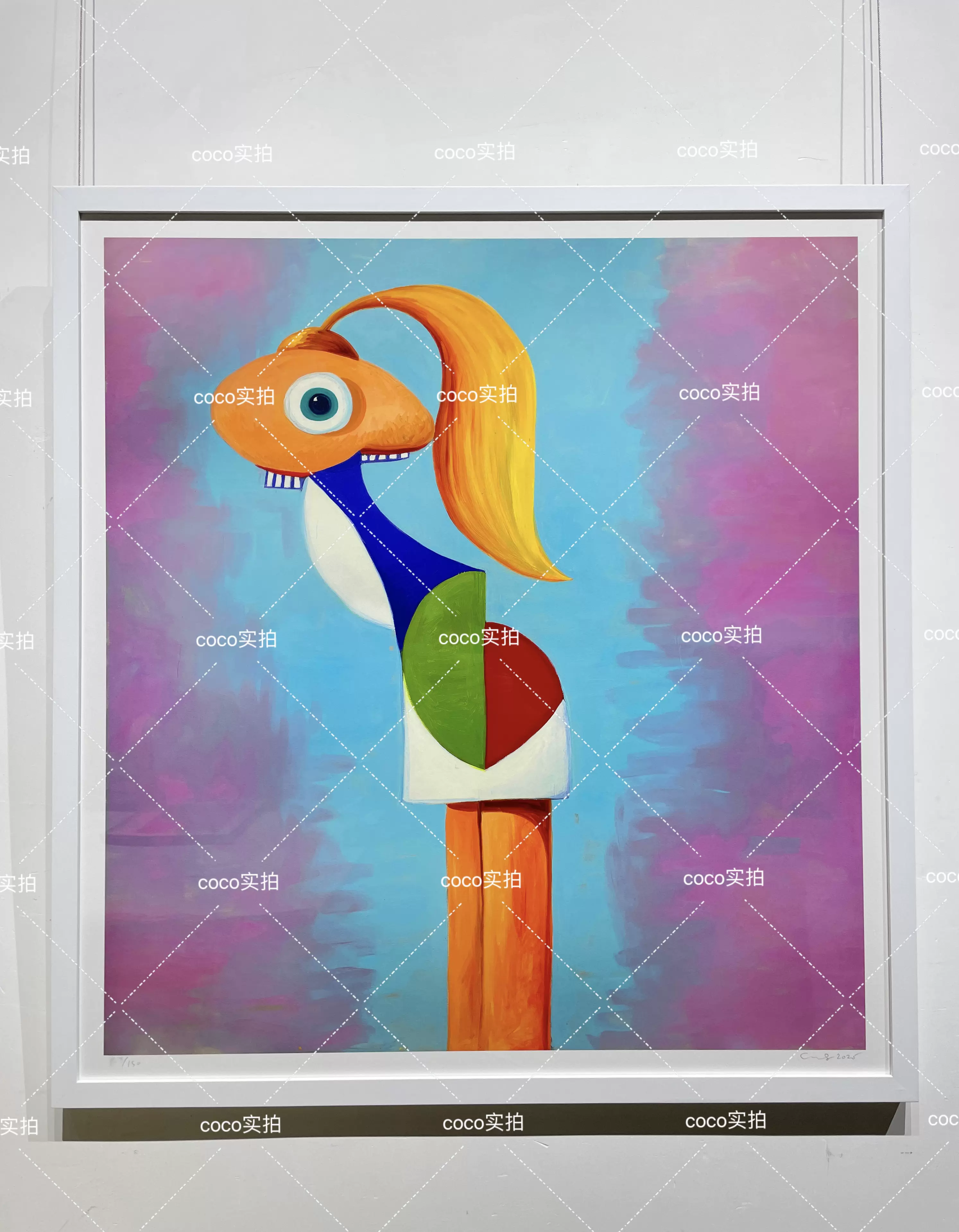 Yoshitomo Nara奈良美智“Space Cat，1991”限量签名版画经典款